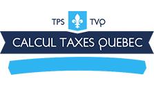 calcul taxes tvq québec